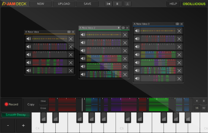 JamDeck Screenshot - Organic Music Production Software