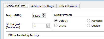 Time-stretch or warp your samples with BeatCleaver.