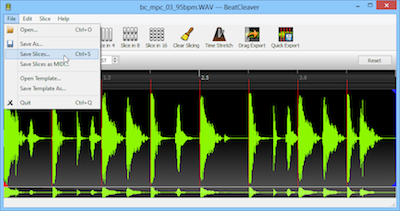 Save all the slices by selecting File->Save Slices... from the menu at the top.